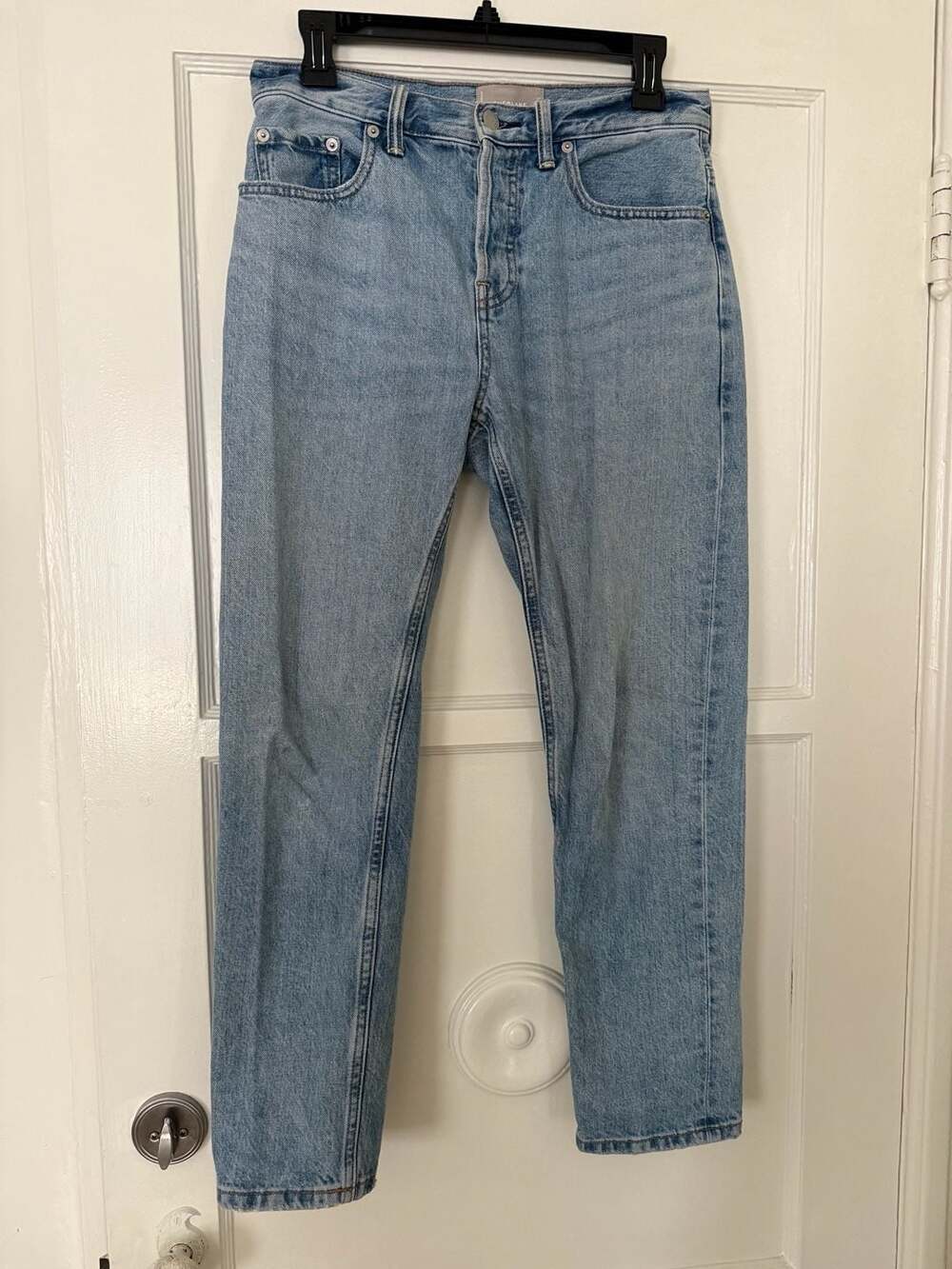 Everlane O-S Boyfriend Jeans in Light Wash